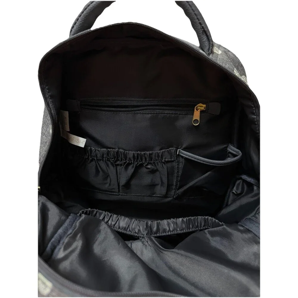 Bananafish Backpack Diaper Bag Gray Very Good Condition‎